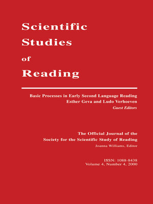 cover image of Basic Processes in Early Second Language Reading